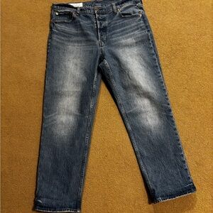 GAP Women's Straight Leg Blue Jeans